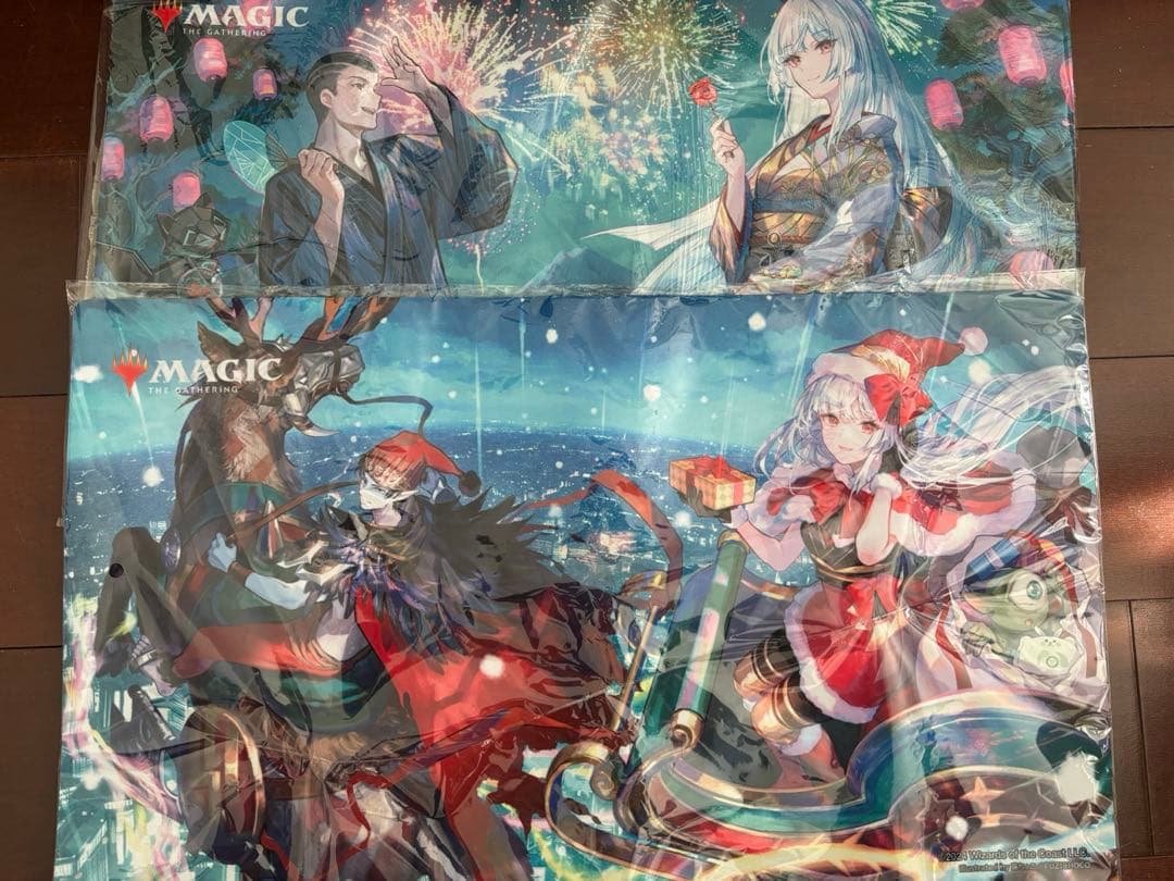 放浪皇の夏祭り　放浪皇のクリスマス　プレイマット　藤ちょこ