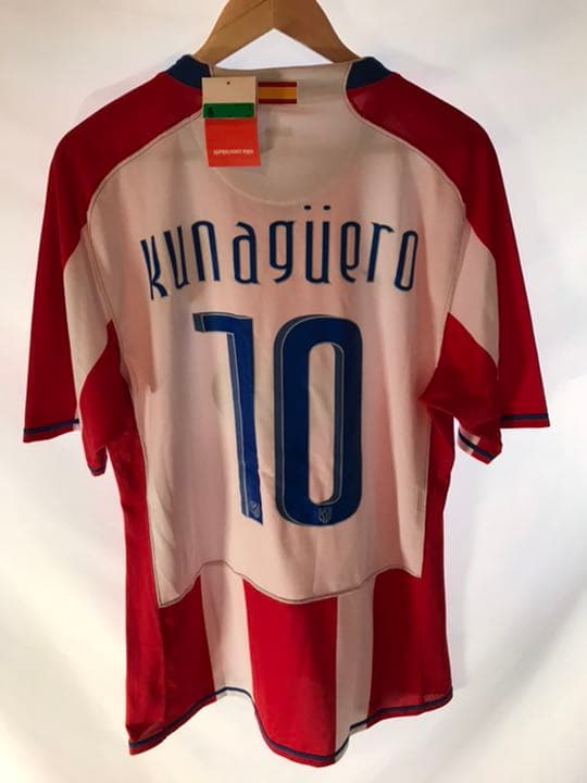 新品正規品NIKE アトレティコ・マドリード「10」アグエロ半袖XLユニフォーム