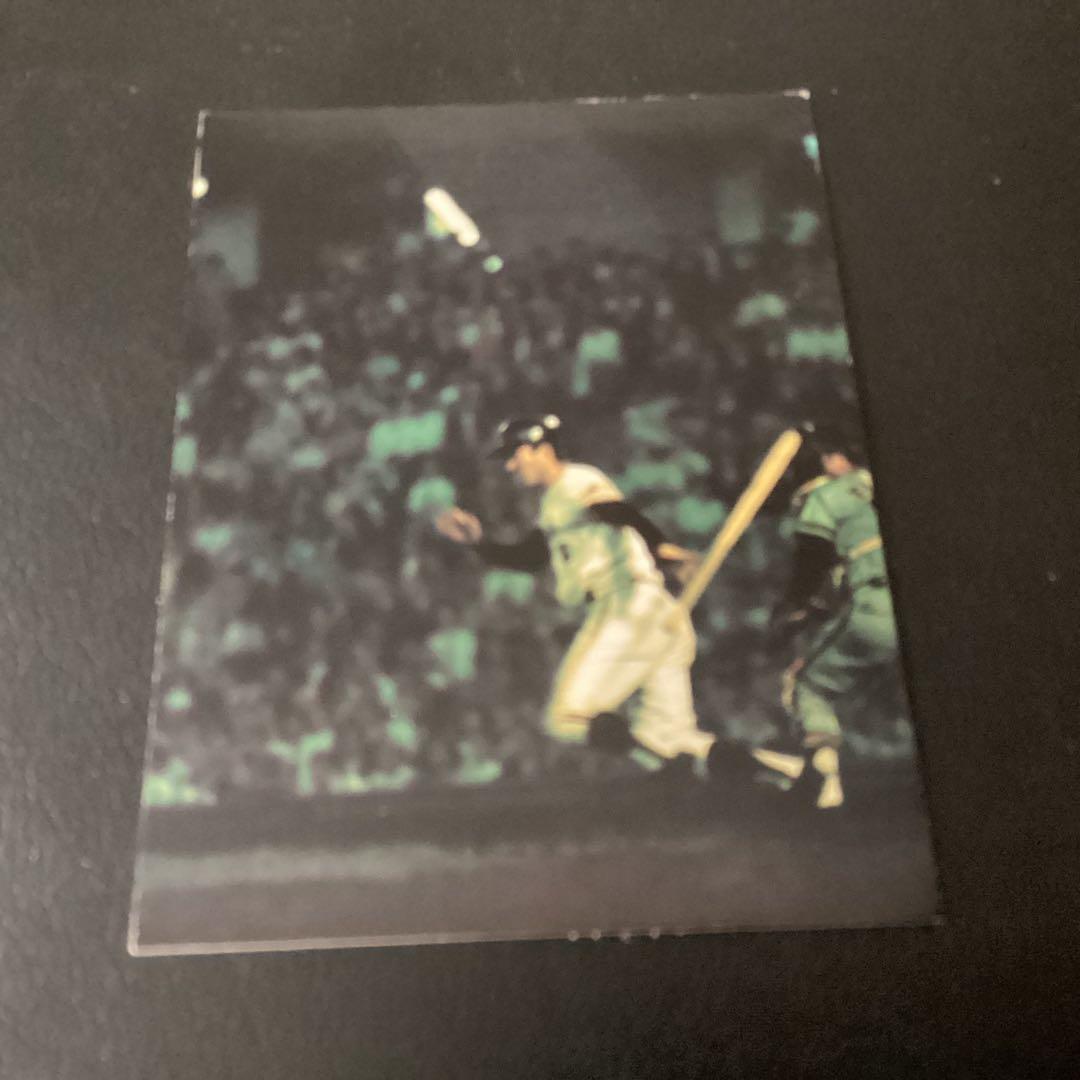 カルビー73年　旗版　長島（巨人）No.3　プロ野球カード