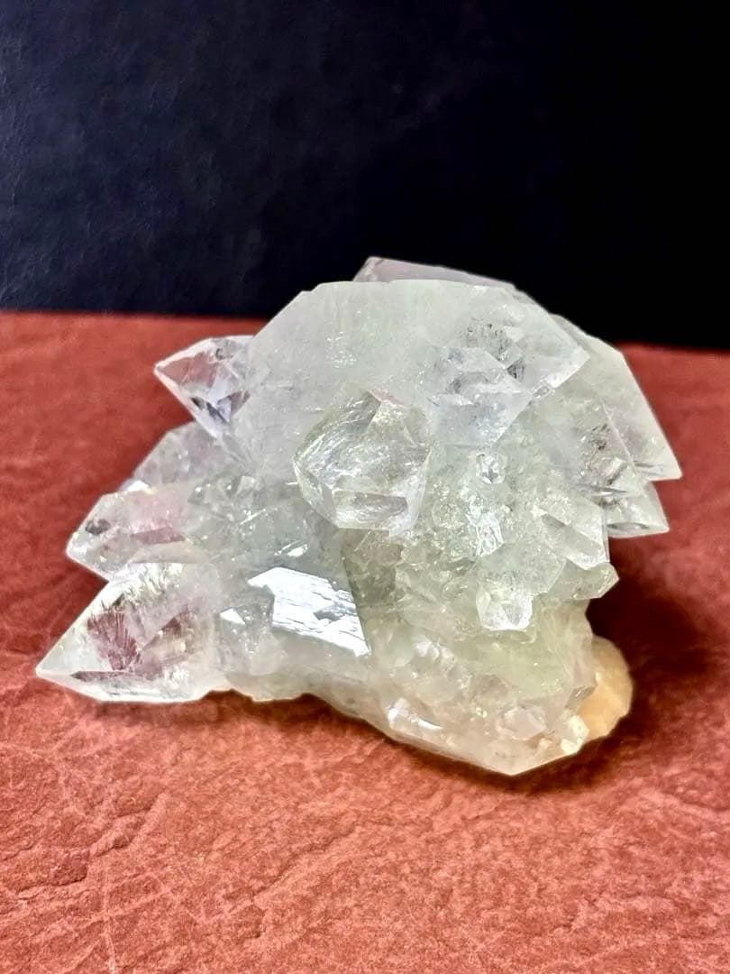 【レア】グリーンアポフィライト 原石 インド産 魚眼石 鉱物標本 天然石