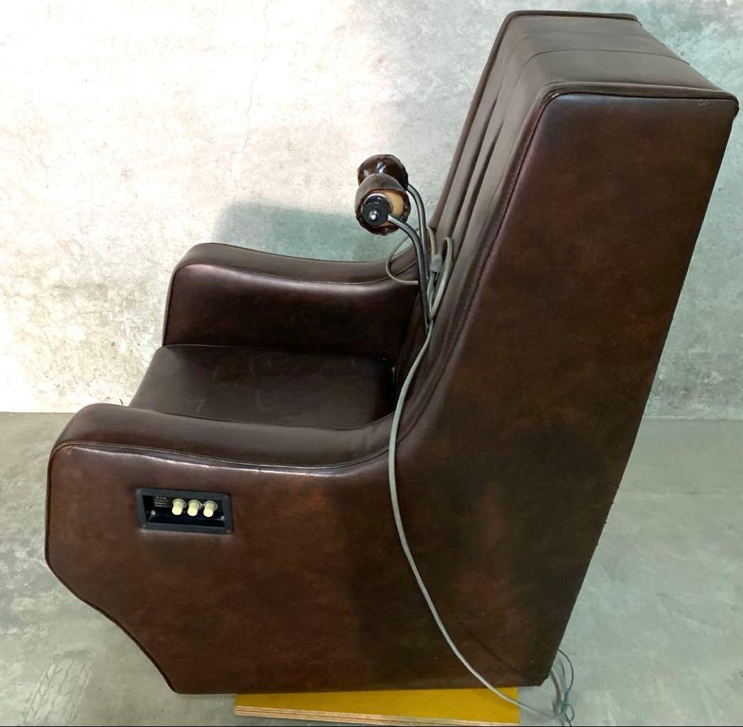N3051 マルトミ　自動マッサージ器　マッサージチェア　昭和レトロ家具