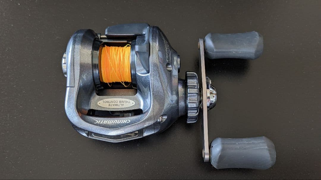 【１回使用美品】シマノ チヌマチック1001XT※左巻【替スプール付】※画像あり