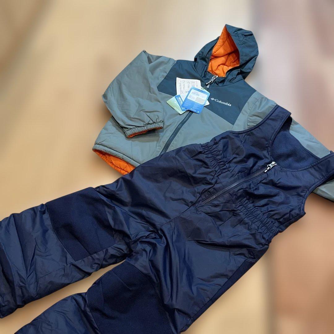 【新品】Columbia コロンビア 110㎝ リバーシブル スキーウェア 子供