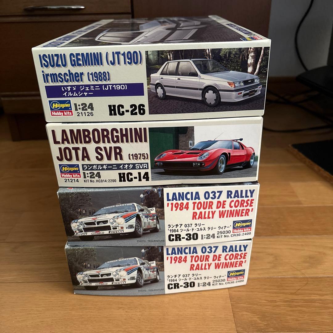 ハセガワ 1／24 いすゞ ジェミニJT190イルムシャーHC26プラモデル他