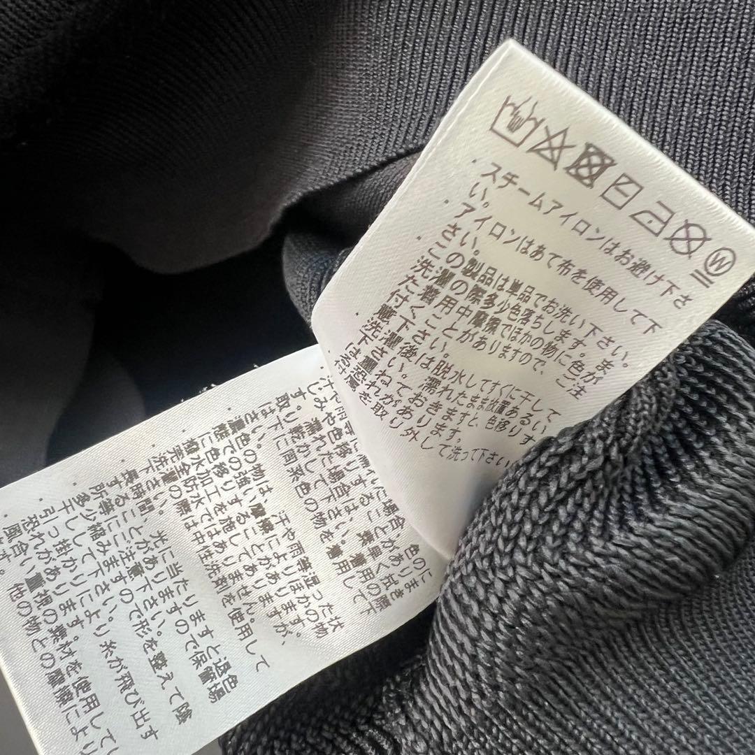 BRIEFING ブリーフィング　レザーワッペン　ニット　セーター　メンズ　ロゴ