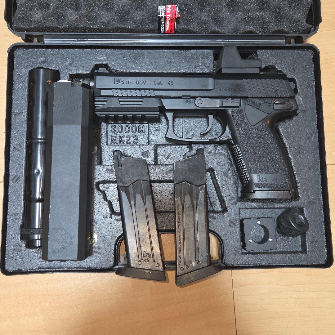 東京マルイ ソーコムmk23 ガンショップアングス0.9jカスタム