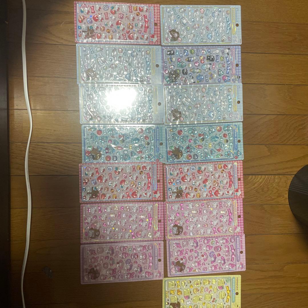 ボンボンドロップシール　サンリオ　15個セット