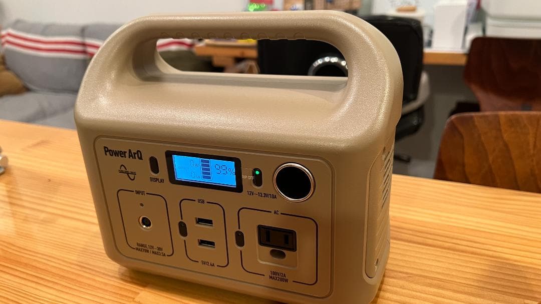 PowerArQ mini ポータブル電源 SmartTap 箱有り