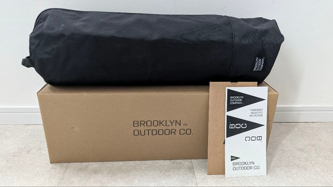 BOC The 600D Folding Cot（ブラック）ステッカー付　未使用