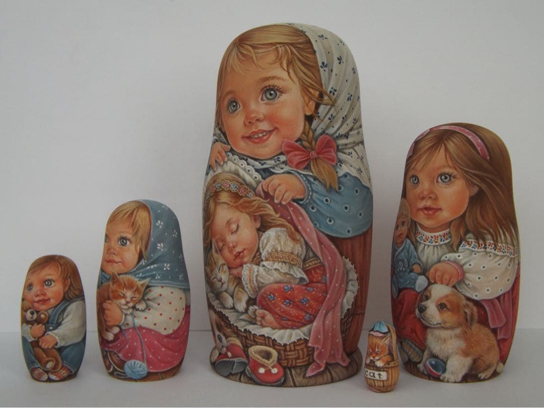 雑貨☆マトリョーシカ5P『Caring Children』エレナ最新作