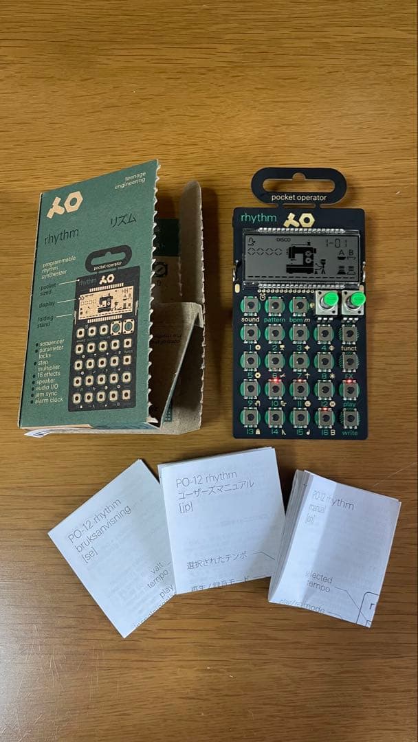 鍵盤楽器 pocket operator PO-12 rhythm