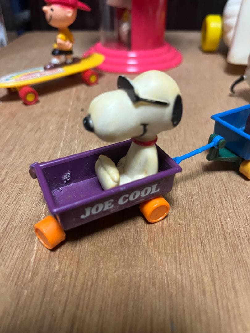 AVIVA　スヌーピー　SNOOPY　トロッコ　ダイキャストミニカー