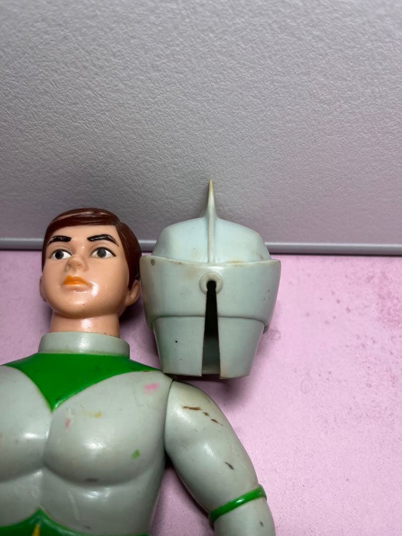 ★当時物 ★ミラーマン 面取れ ★ソフビ 人形 ★ブルマァク