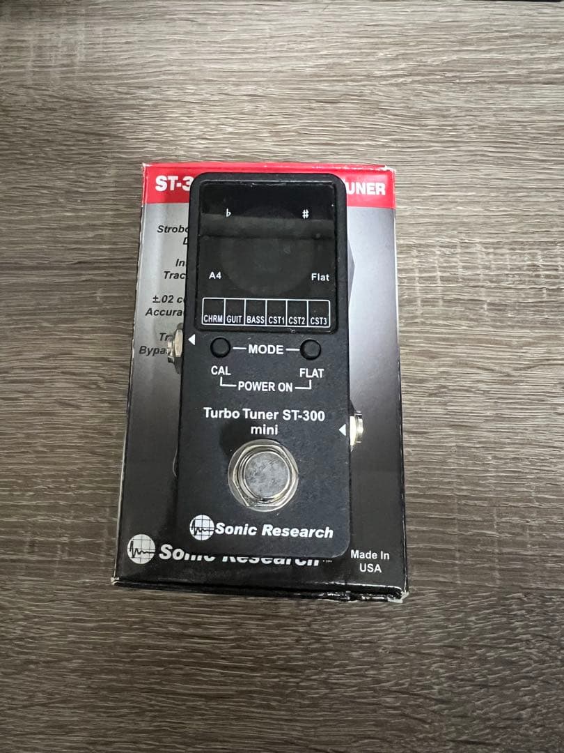 ギター Sonic Research Turbo Tuner ST-300 mini