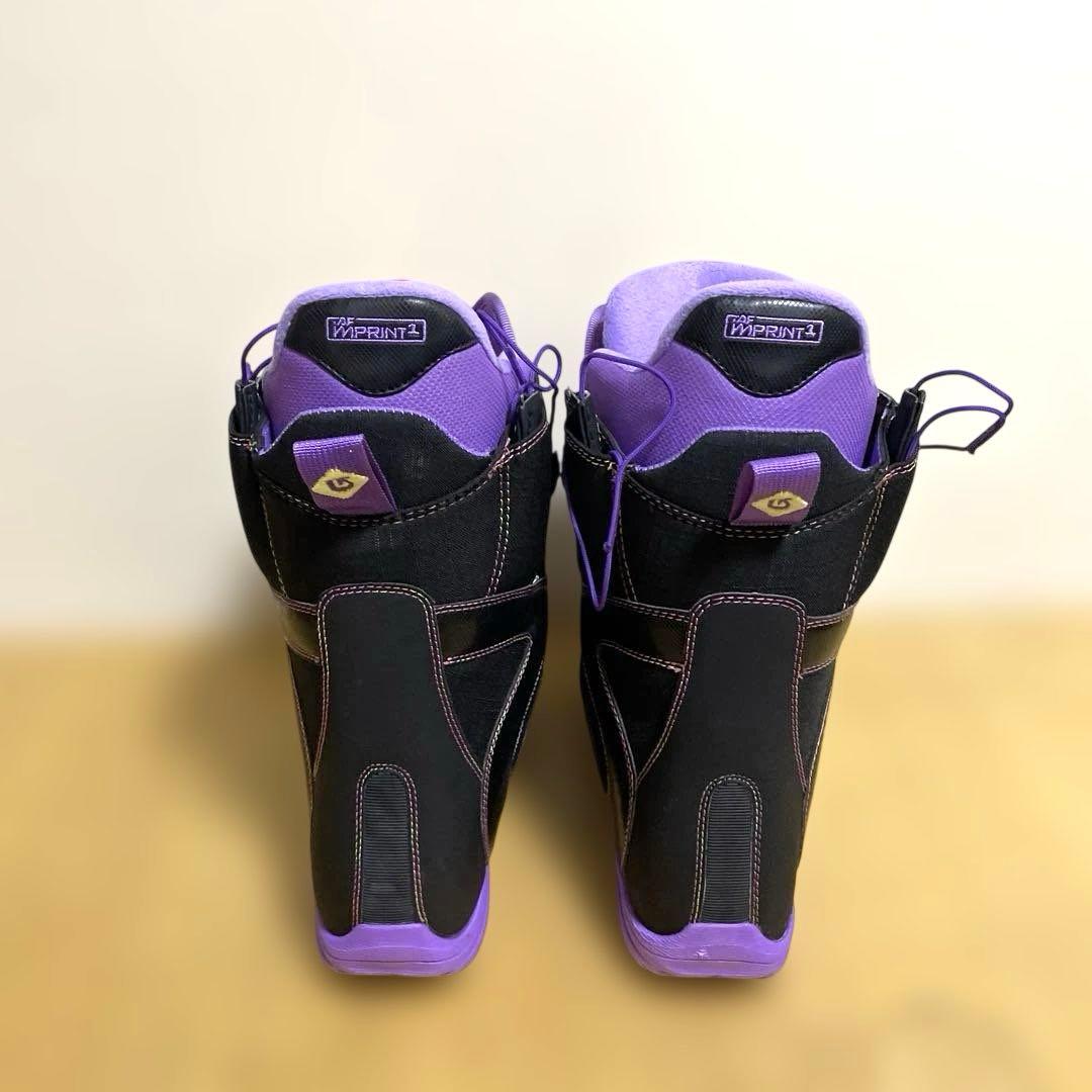Burton スノーボードブーツ レディース　パープル/ブラック