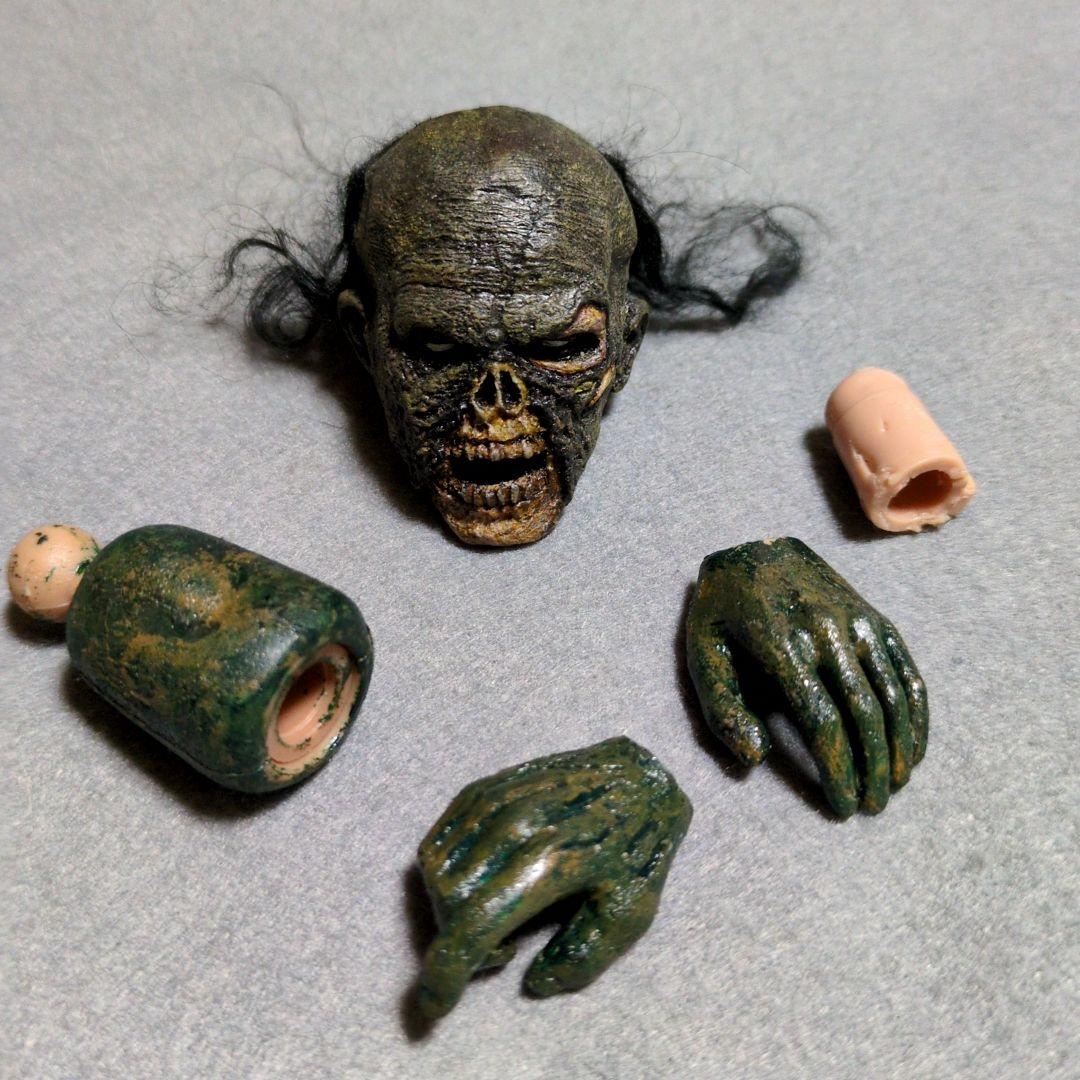 1/6　カスタム　ヘッド　植毛　ゾンビ　フィギュア　12インチ　ジェイソン