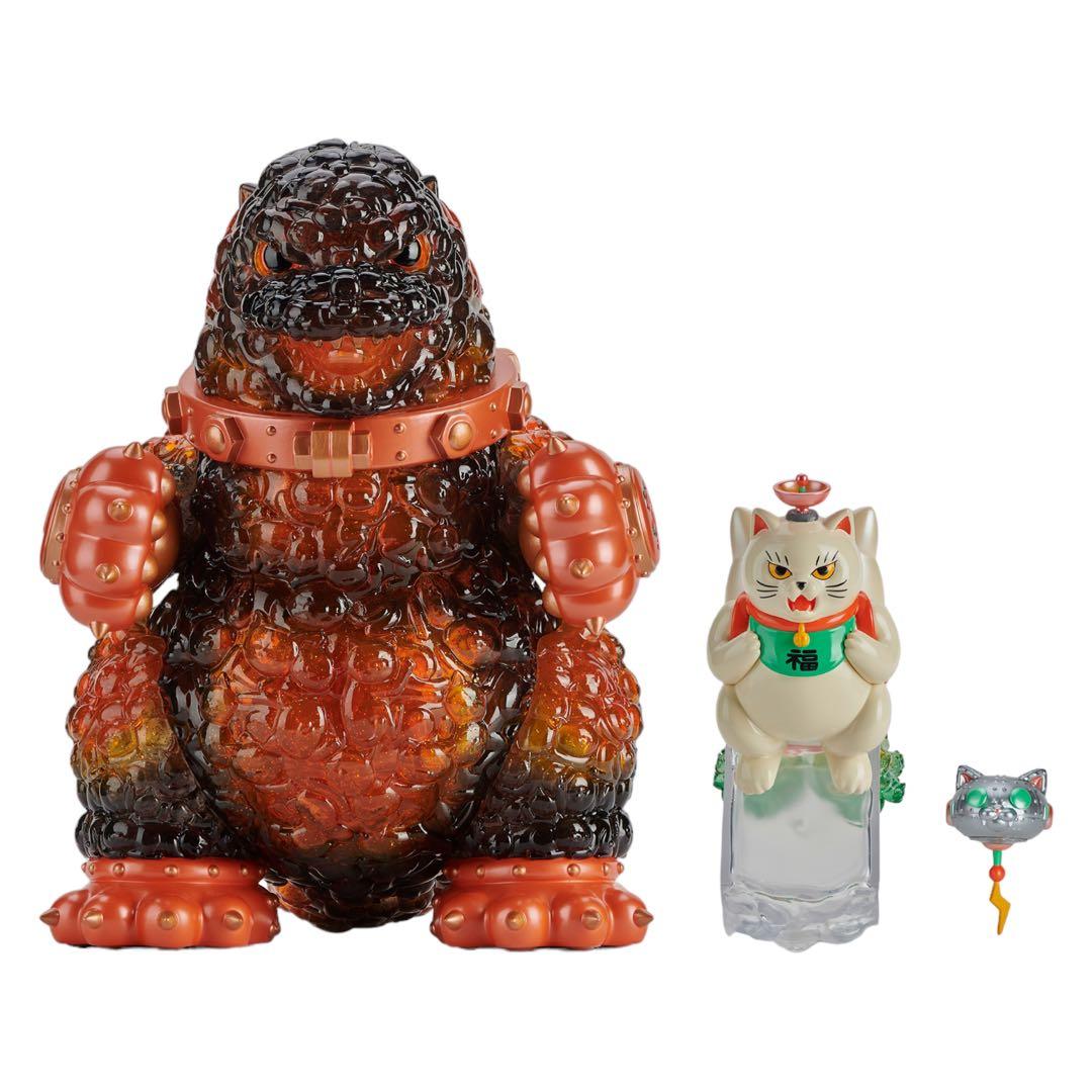 紅蓮・百猫　全身版　モンスター　特撮　怪獣　フィギュア　ソフビ　アートトイ