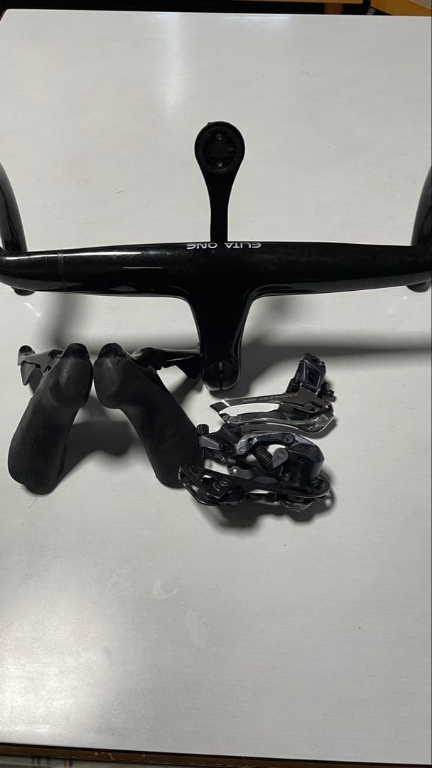 シマノ R7000 STI/R8000 FD RD/エアロカーボンハンドルセット