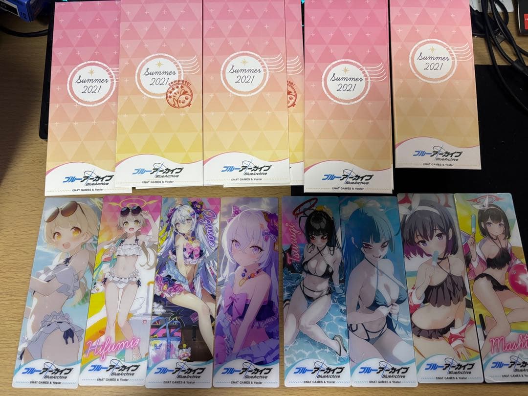 ブルーアーカイブ 夏空のウィッシュリスト 特製しおり8枚セット