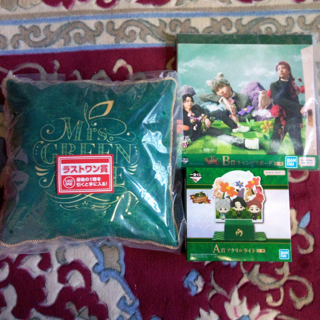 一番くじ　ミセスグリーンアップル　ラストワン　A賞　B賞　クッション