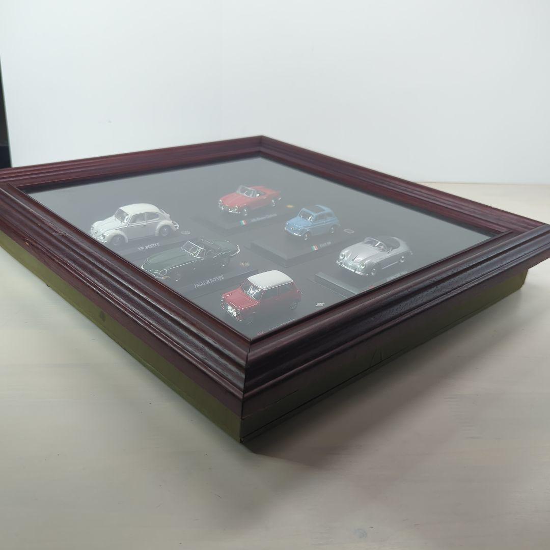 壁掛けミニカー／ヨーロッパ車／額入り／1/43