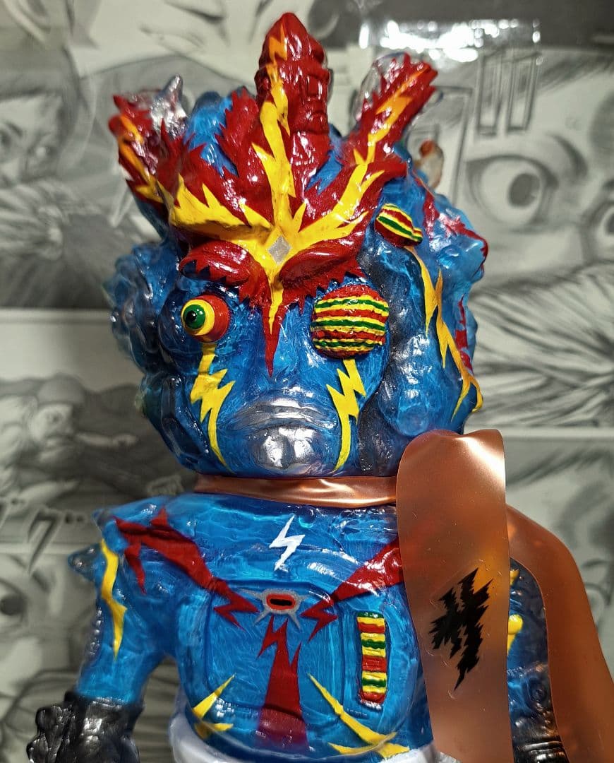 ソフビ　サケビの甥　９期　一号　ミライロウマン堂　サケンズマン