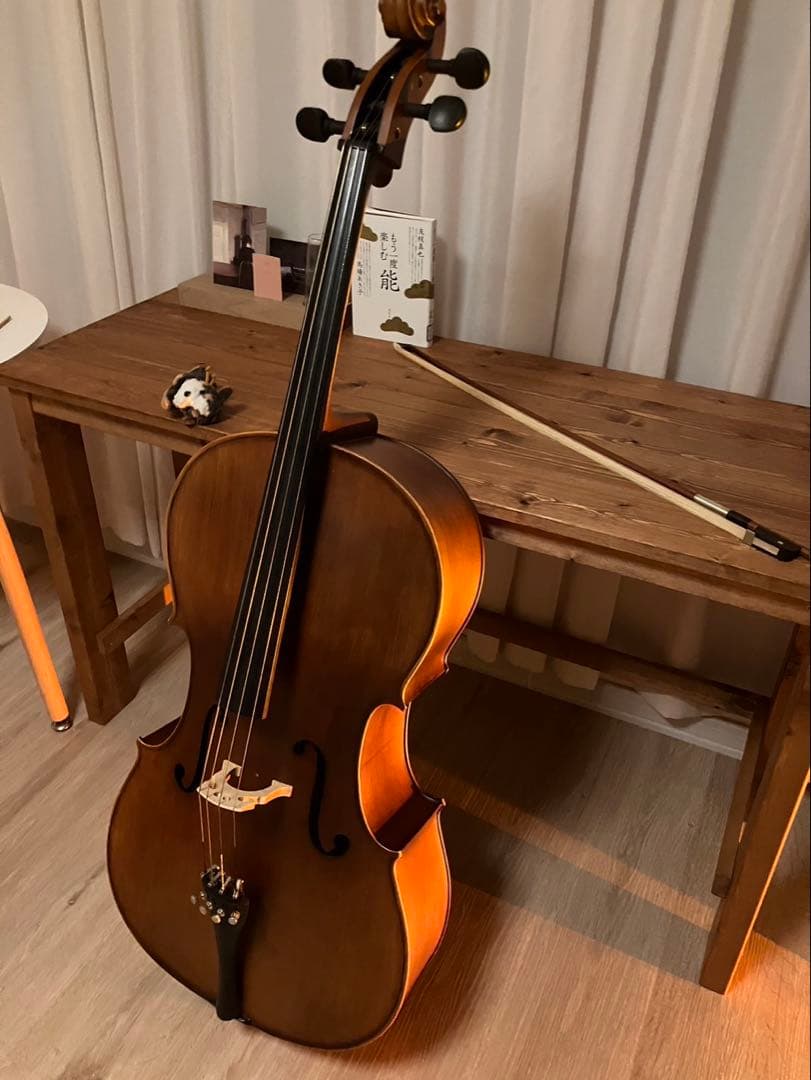 チェロ ブラウン 弓付き　お値下げ交渉可能