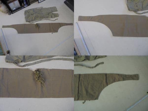 AKa6793　旧日本陸軍　背負い袋　ズボン　セット　当時物