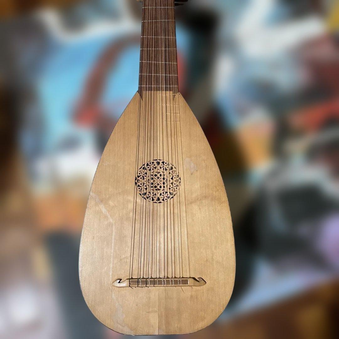 ルネサンスリュート　8コース　LUTE 古楽器　ジャンク