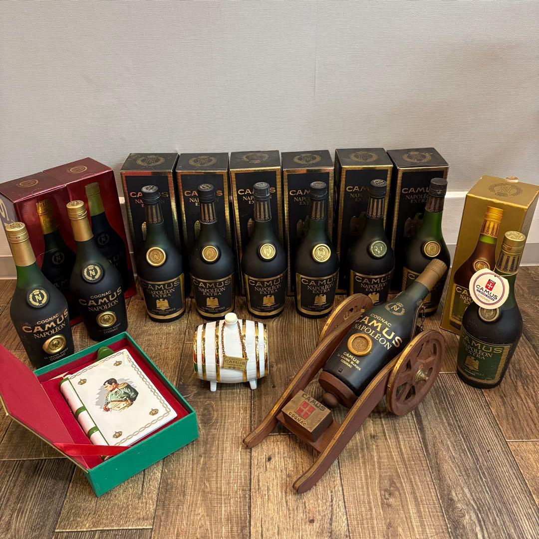 12点まとめ カミュ ブランデー コニャック ナポレオン エクストラ 陶器ボトル