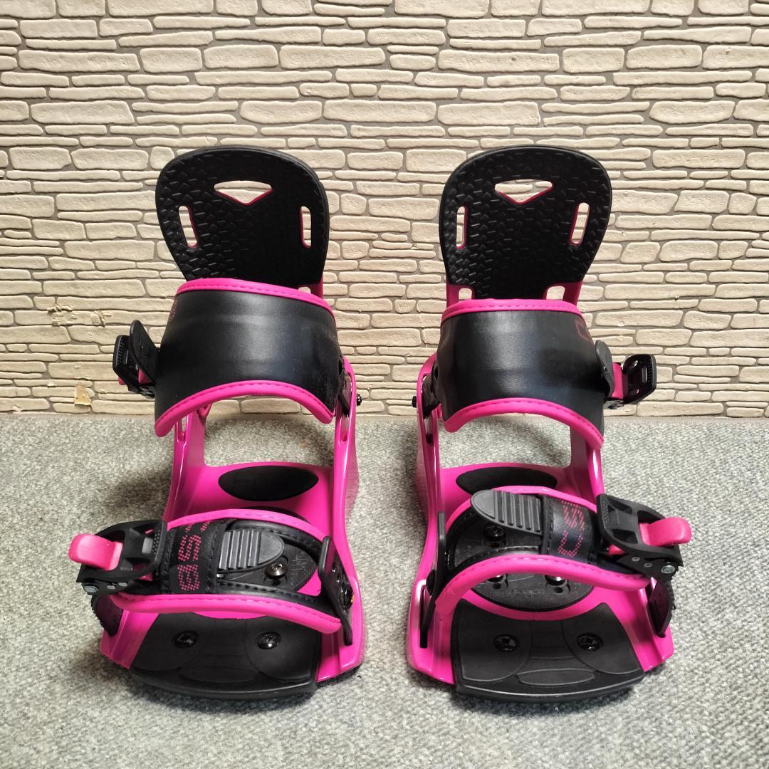 CSB スノーボード ビンディング レディース Lサイズ ピンク