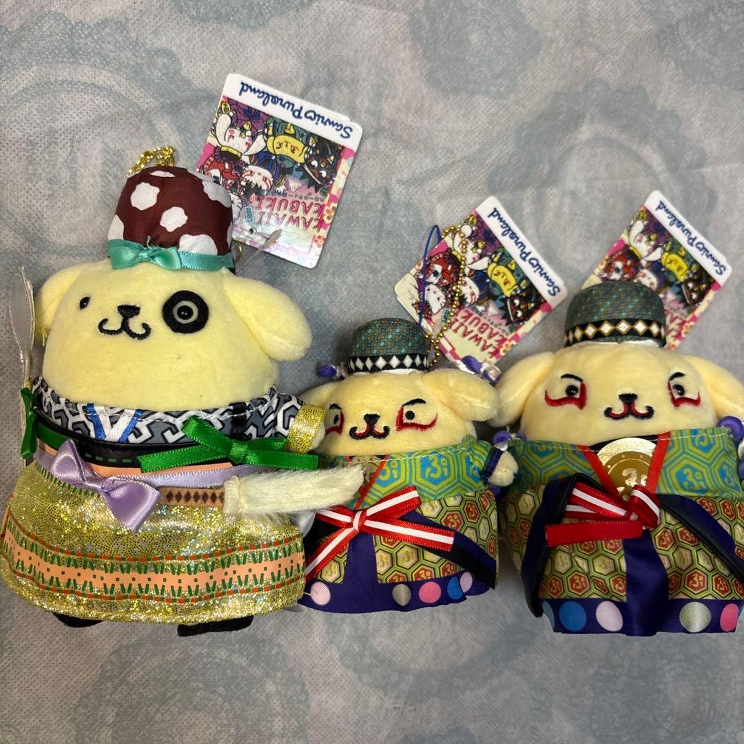 大特価‼️【新品・タグ付】サンリオ ポムポムプリン　KAWAII歌舞伎 マスコット