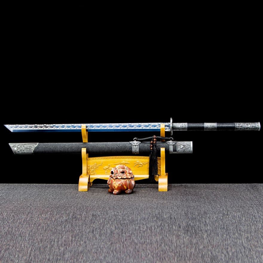 滅魔唐刀-高性能マンガン鋼 古兵器 武具　刀装具　日本刀　模造刀 居合刀 長尺