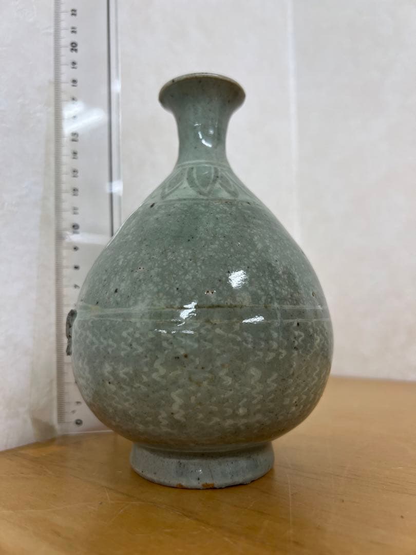 中国　朝鮮李朝高麗徳利　古美術　唐物コレクション韓国骨董　アンティーク江戸　青磁