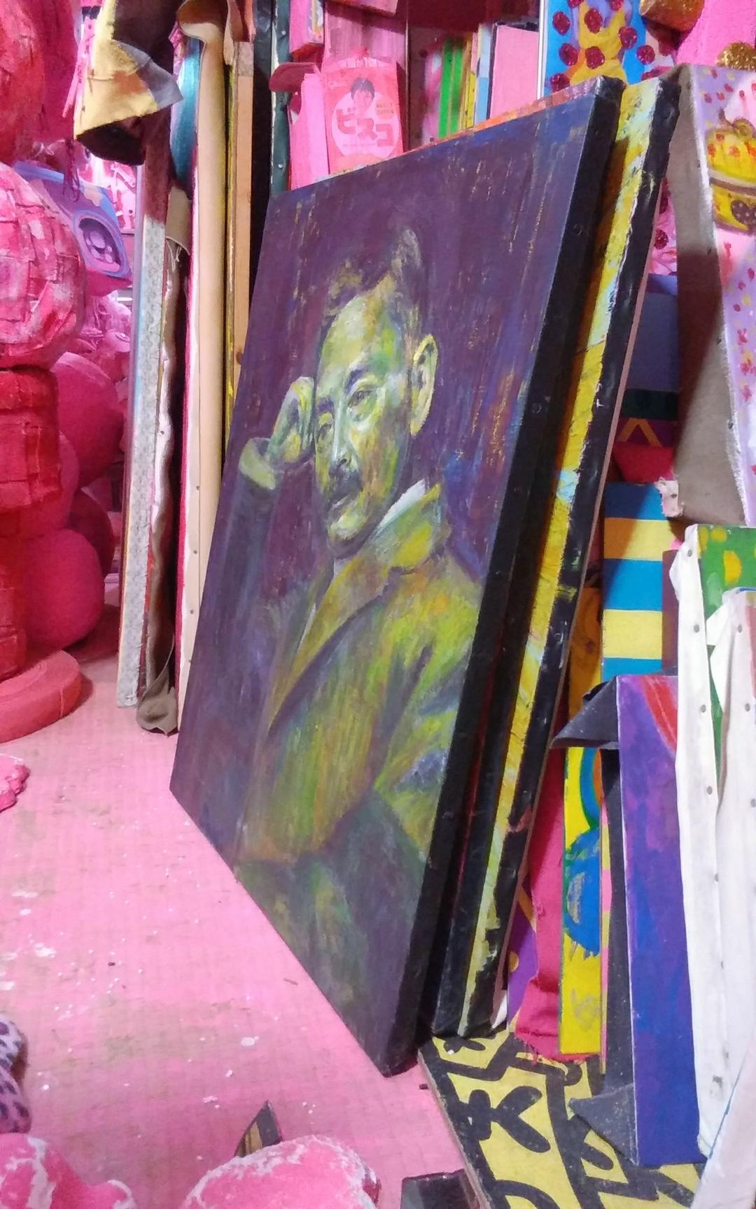 あさくら画廊のグリーン漱石☆