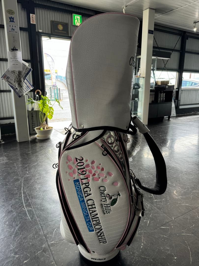【新品】ゴルフキャディバック　日本女子プロゴルフ選手権限定