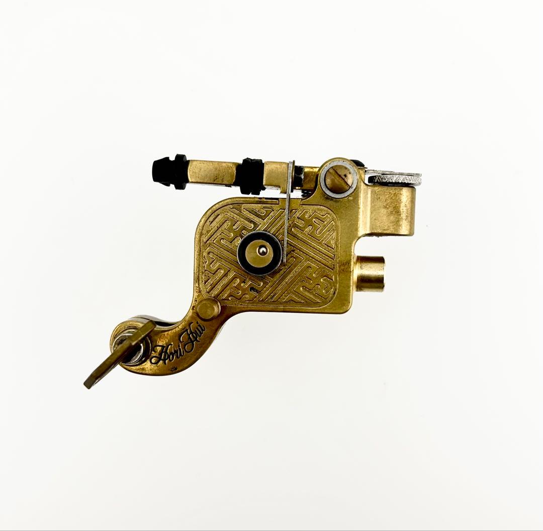 【ストローク:2.5-4mm】Hori Hui タトゥーマシン 高精度 真鍮製
