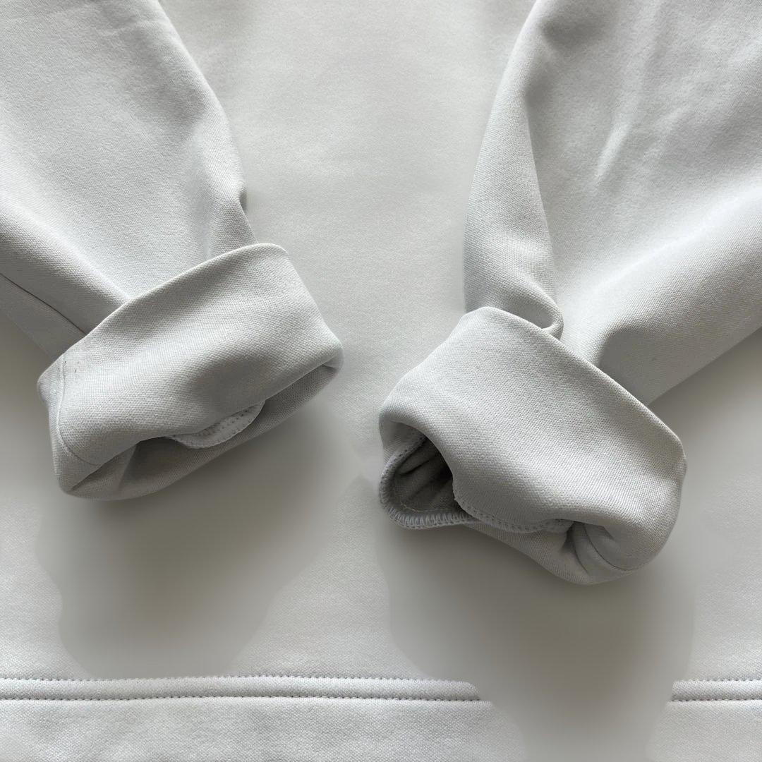 マークアンドロナ　近年　ハーフジップ スウェット　裏起毛　ロゴ　L