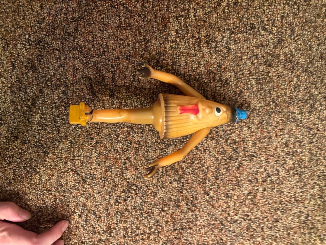 からかさ　ソフビ　昭和レトロ　昭和玩具　大映　ニットー　からかさお化け