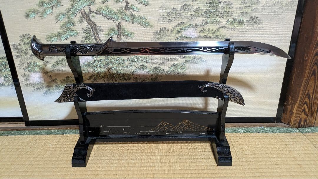 【値下げ】金属製 模造刀 西洋剣 エルフソード ステンレス