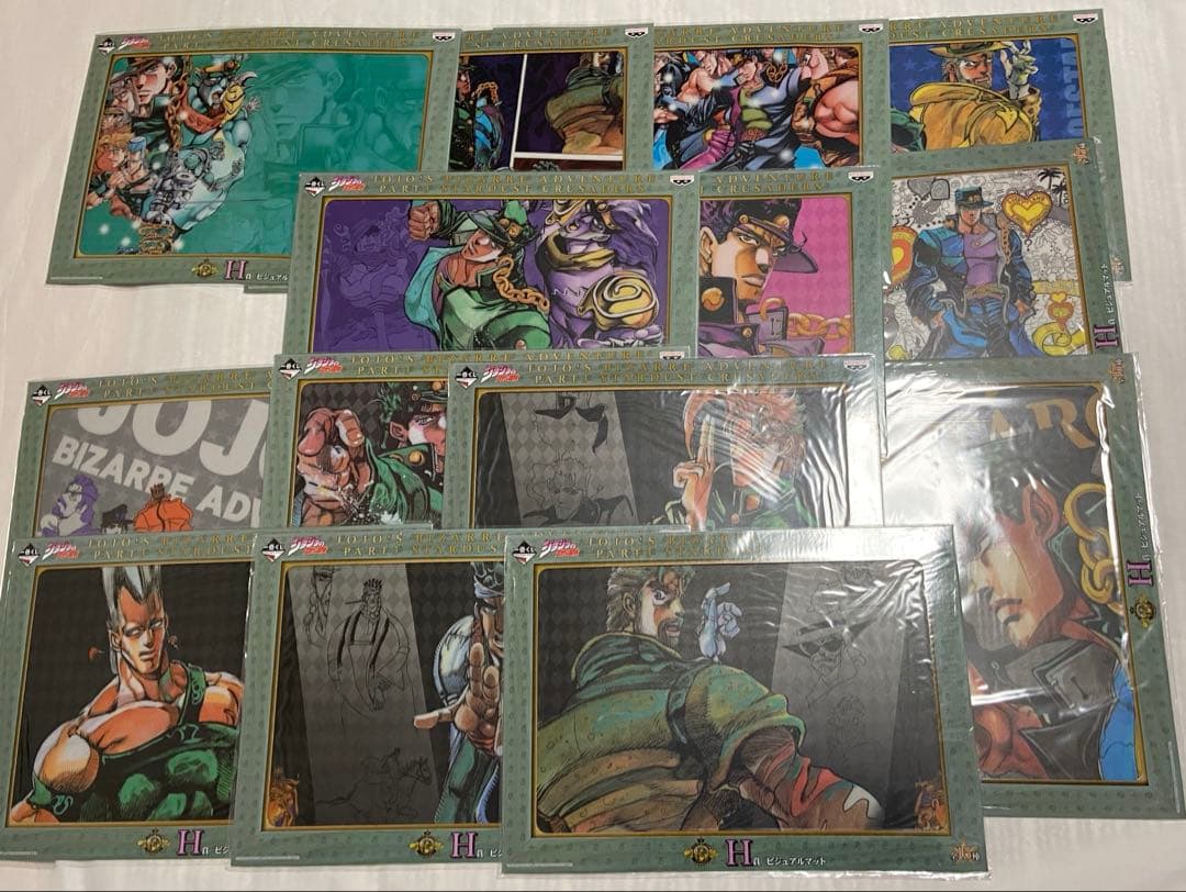 ジョジョの奇妙な冒険　一番くじ　ビジュアルマット38枚