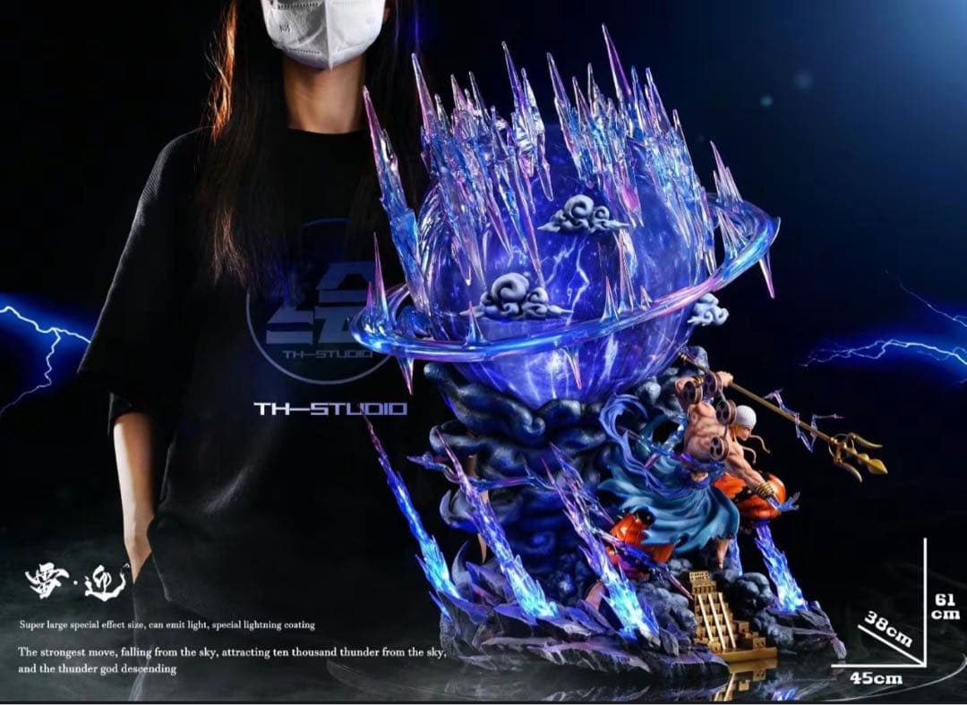 ONE PIECE ワンピース エネル【雷神・雷隕】 ガレージキット フィギュア