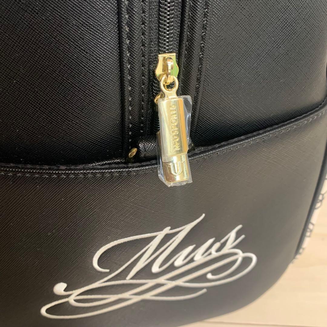 【良品】 MUスポーツ モノグラムプリント ボストンバッグ 703H6202