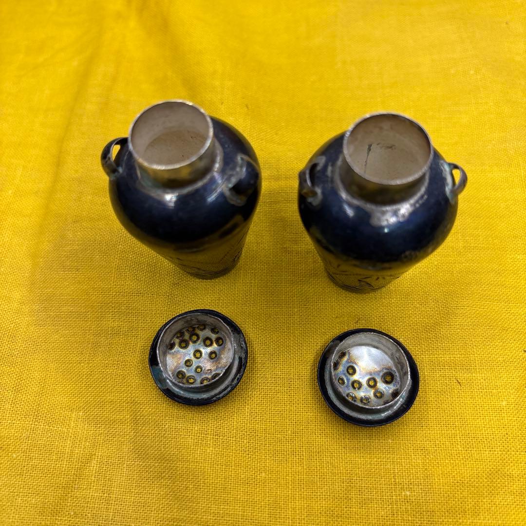 ラクダ　置物　銀　時代物