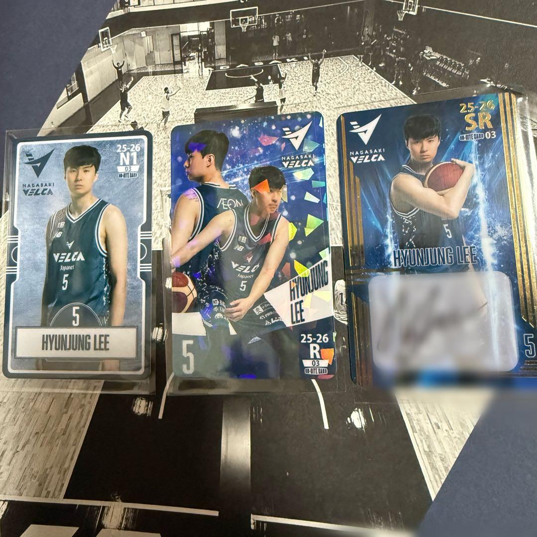 長崎ヴェルカ イヒョンジュン オンサイトカード セット 直筆サイン