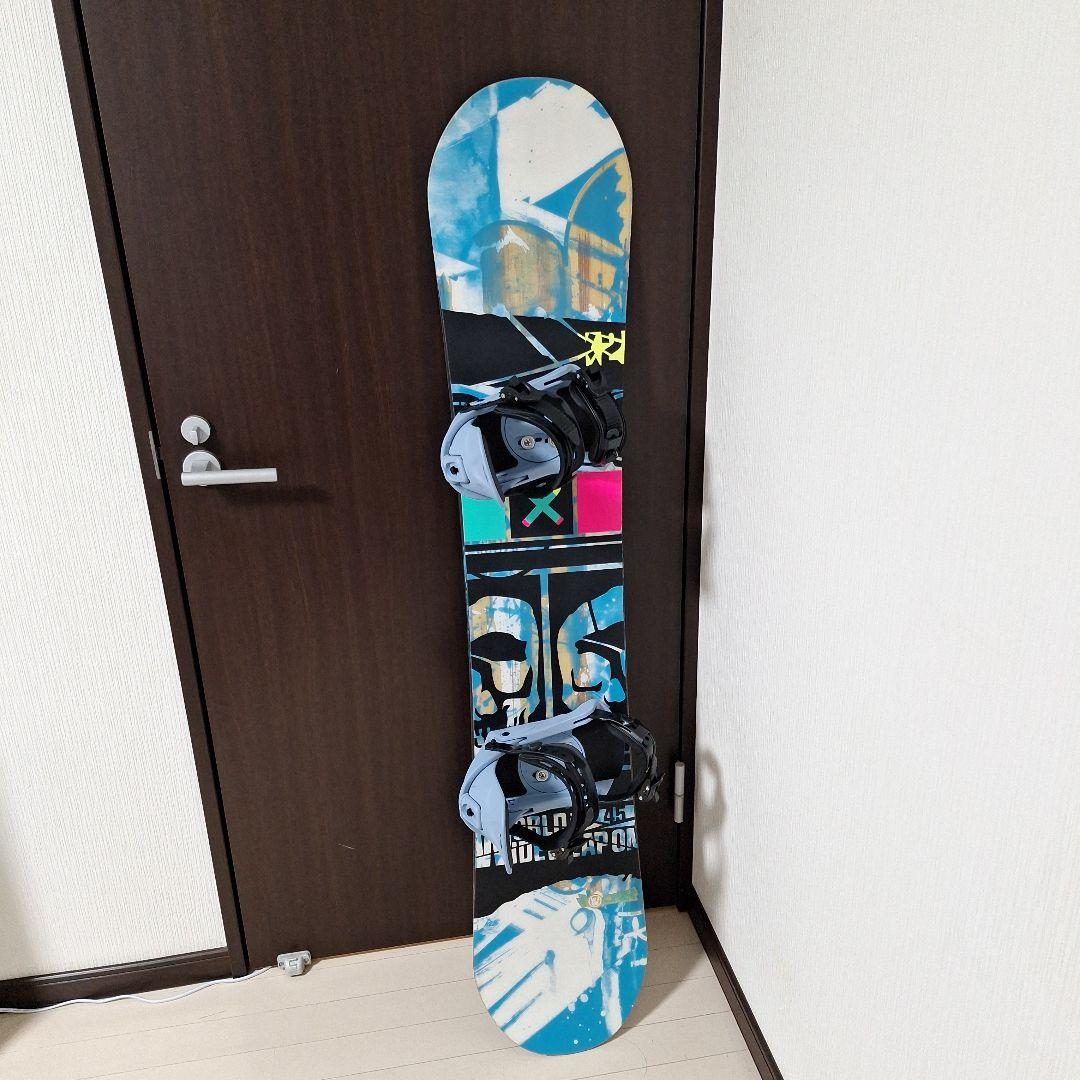 スノーボードセット　K2ワールドワイドウエポン145センチ ピジョンピークス