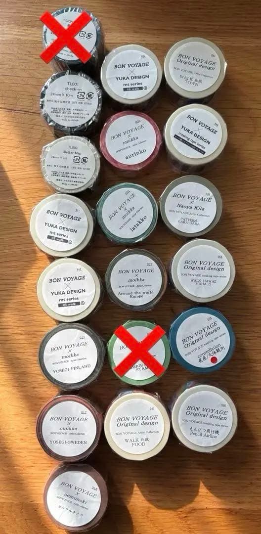 【確認用】Cafe Bon Voyage マスキングテープ