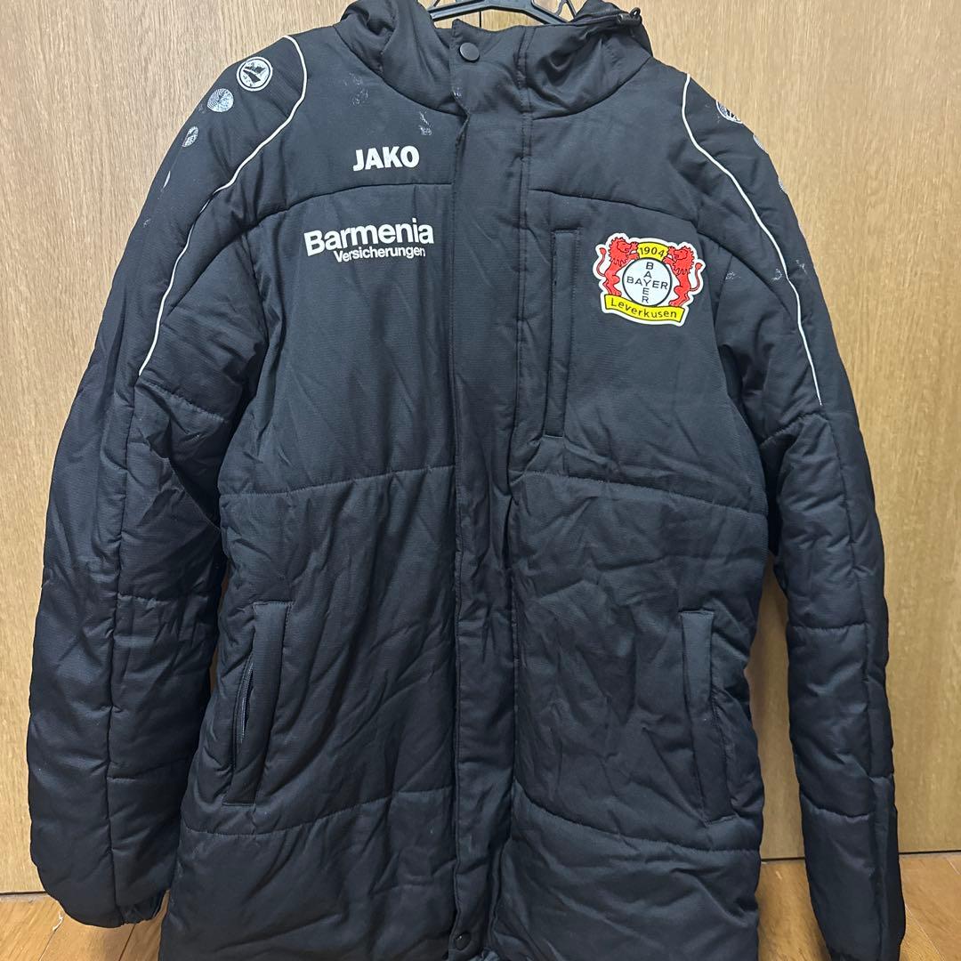 JAKO Bayer Leverkusen ベンチコート 黒