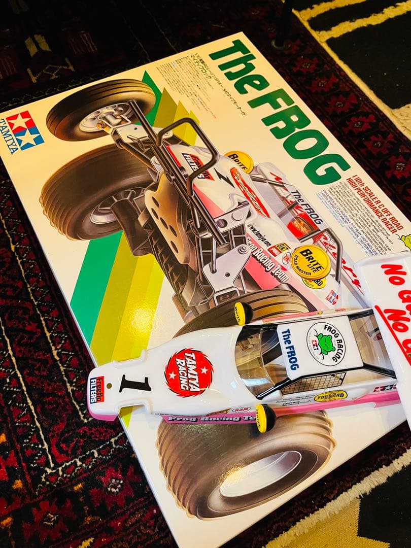 新品　TAMIYA タミヤ　マイティフロッグ　復刻　ボディのみXB塗装完成品
