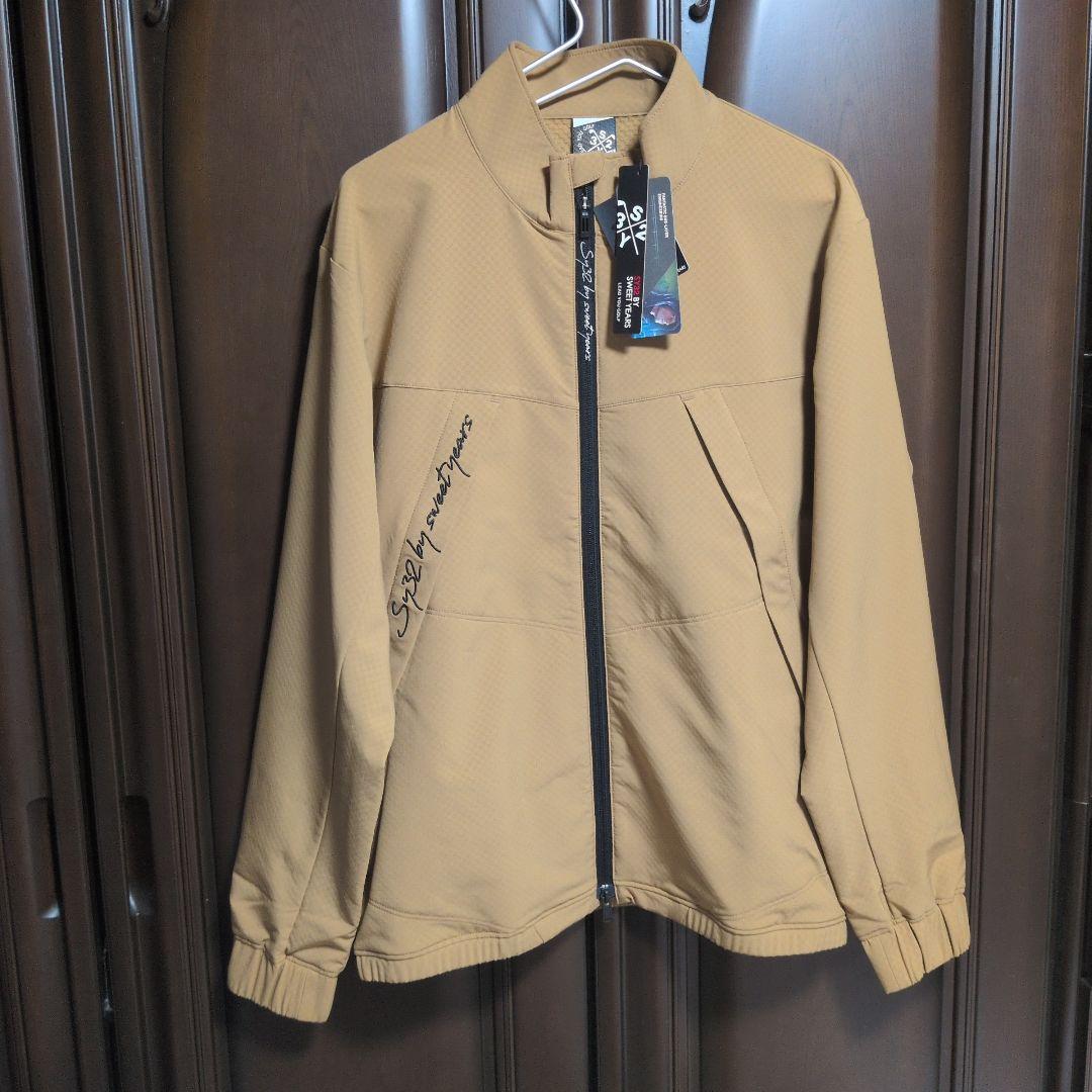 SY32:メンズ:Lサイズ:フルジップ ジャケット:キャメル色